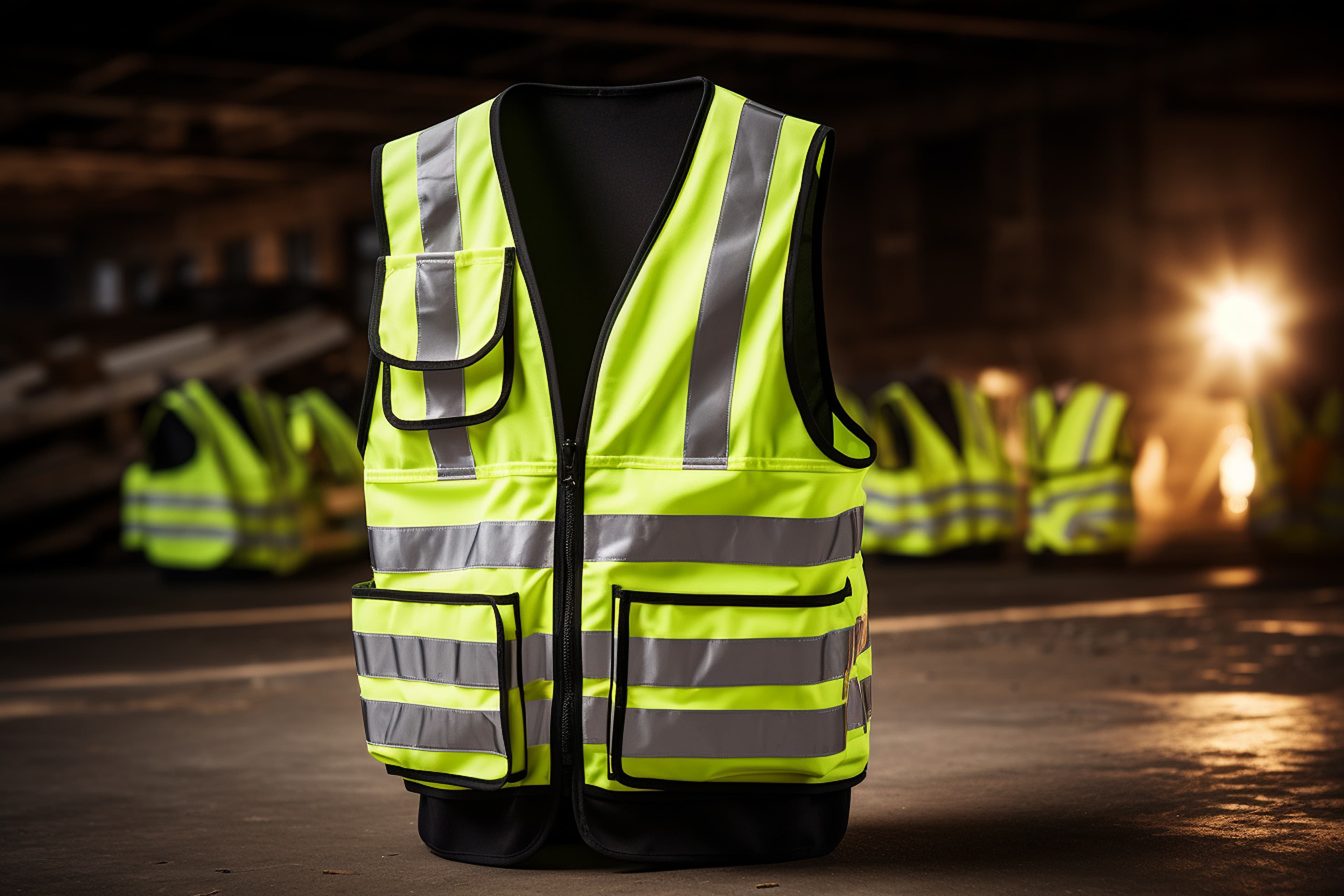 SAFETY JACKETS-2 - polyester fabric application